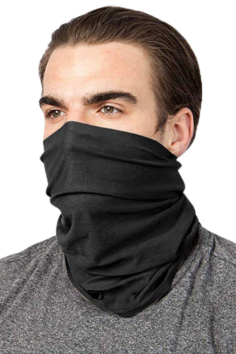 US$ 1.95 Black Outdoor Cycling Climming Neck Gaiter Face Mask Wholesale