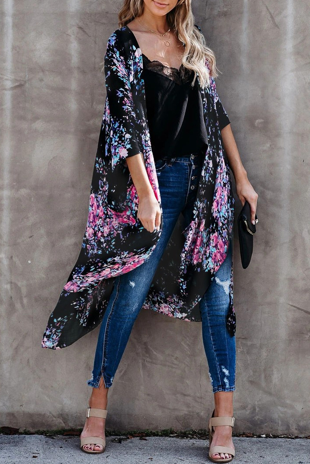 women's kimono beach cover up