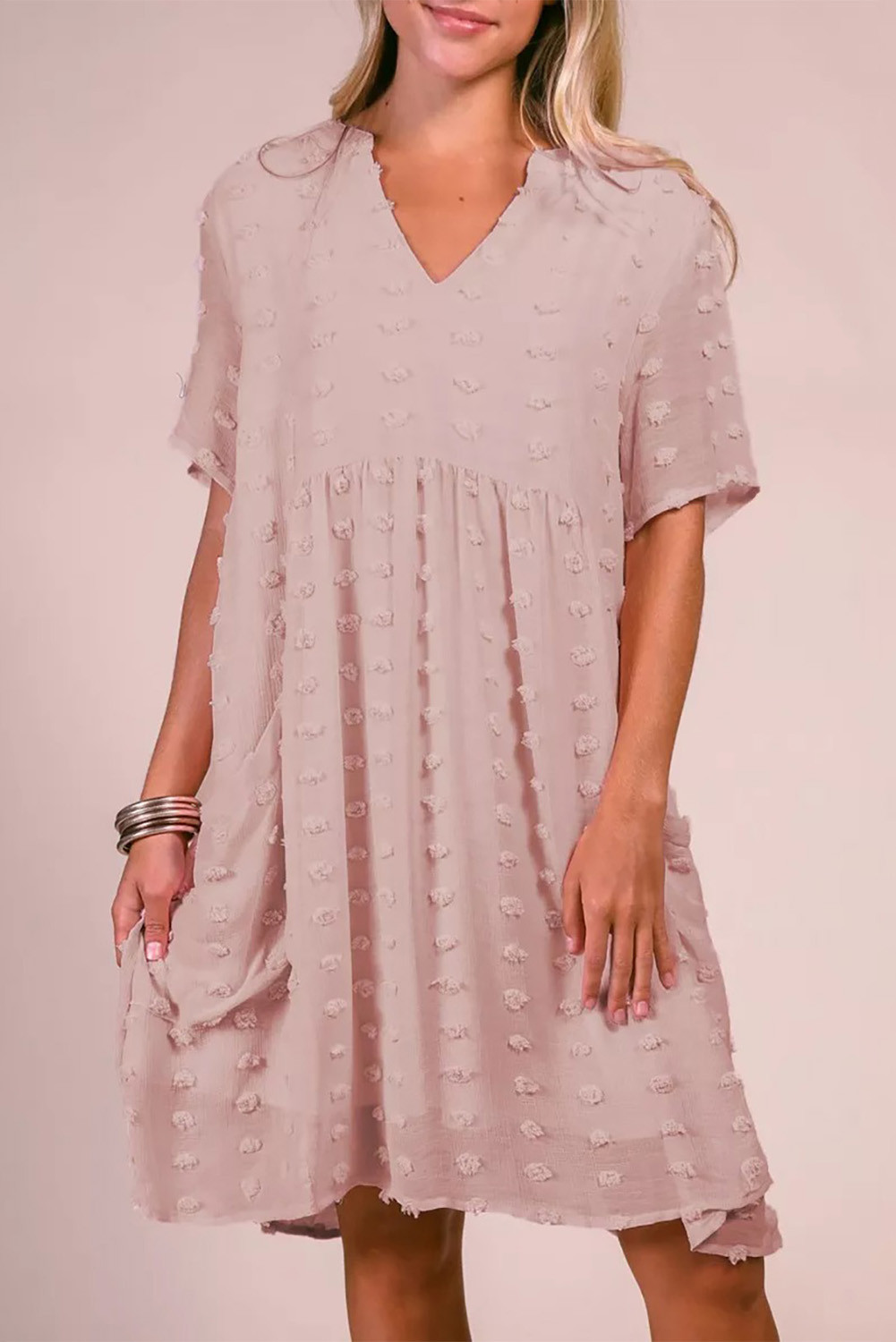 pink flowy robe