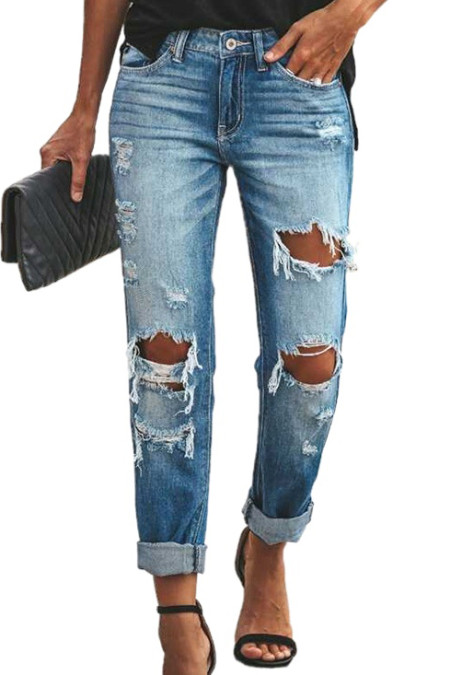 US$ 15.51 Ripped Sexy Skinny Jeans Wholesale